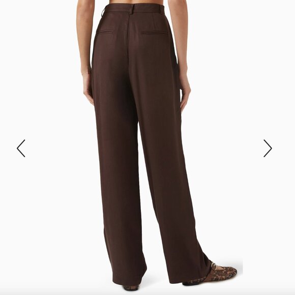 Reformation Mason Pant Brown - Petite 4 - Picture 3 of 5